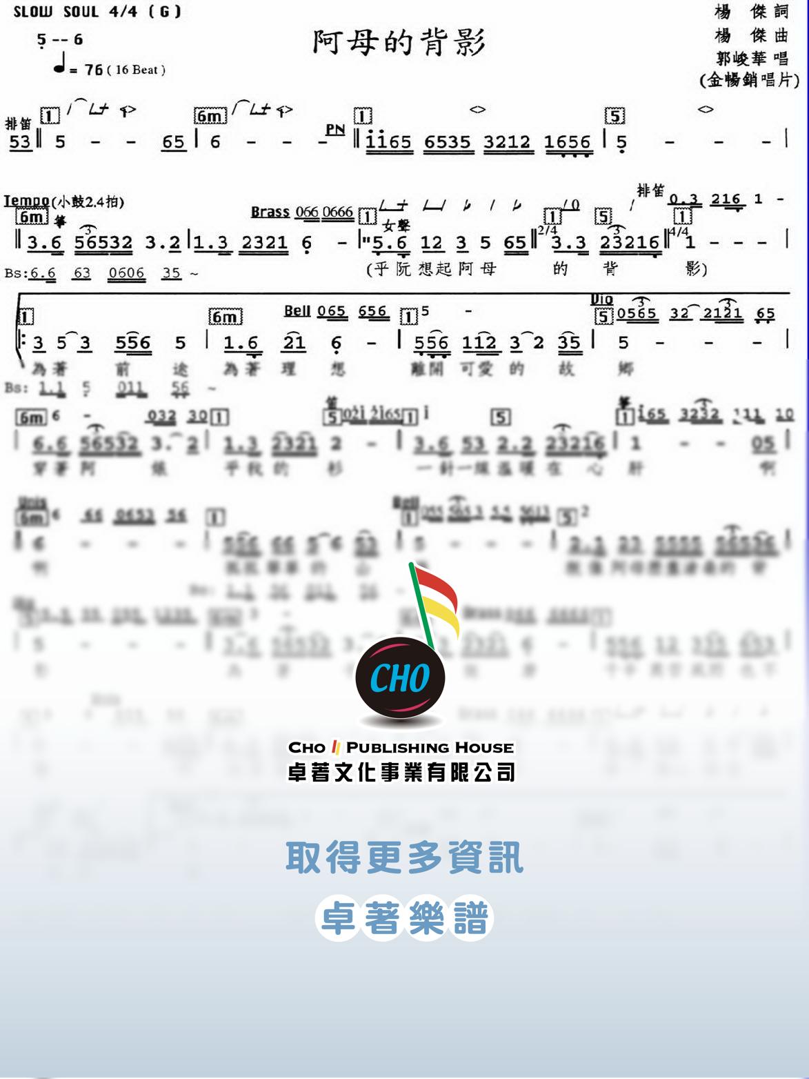 阿母的背影
